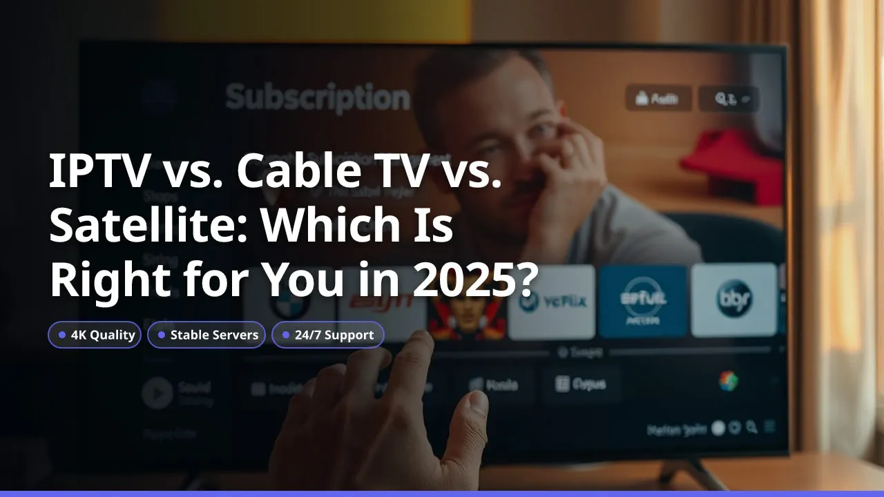 IPTV vs. Cable TV vs. Satellite: Which Is Right for You in 2025?